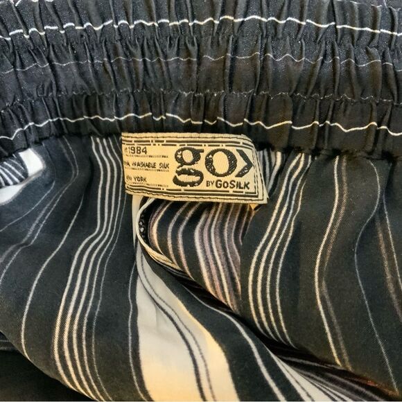 Go by Go Silk Striped Pants Size Small VGUC - Picture 7 of 7